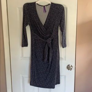 Maternity wrap dress